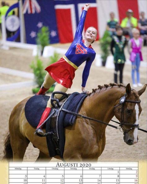 Voltigefoto on Instagram: “My gets to shine for us in August in this years Swedish vaultingcalendar! #voltige #vaulting” Vaulting, Sports, Animals, Equestrian, Horses, Equestrian Vaulting, Vaulting Equestrian, Horse Vaulting, To Shine