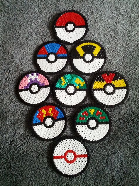 Perler Beads Pokemon Small, Perler Beads Pokemon, Hama Beads Pokemon, Pokemon Bead, Hamma Beads Ideas, Easy Perler Bead Patterns, Pokemon Perler Beads, Easy Perler Beads Ideas, Pearl Beads Pattern