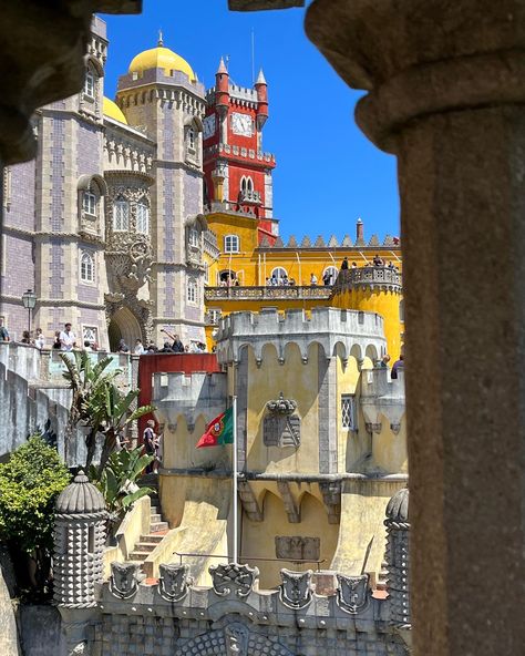 Pena Palace Portugal, Pena Palace Portugal, Pena Palace, Portugal Trip, Sintra Portugal, Portugal Travel, Travel Inspo, Palace, Beautiful Places