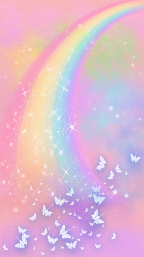 Wallpaper colorido androidwallpaper Pastel Rainbow Wallpaper Iphone, Cute Fairy Wallpaper, Unicorn Wallpaper Cute Rainbow, Rainbow Unicorn Wallpaper, Unicorn Aesthetic, Pastel Rainbow Aesthetic, Pastel Rainbow Background, Wedding Cards Invitation, Birthday Cards Printable