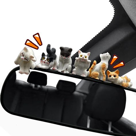 PRICES MAY VARY. ✔ 【 Friendly Resin Material 】 This is a cute set of car rearview mirror decorations, with small and exquisite ornaments made of high-quality resin that is not easy to break. It does not affect the driving, does not take up space, and can be easily installed in the rearview mirror, bringing a smile and fun to your busy life. ✔ 【 Easy Installation 】 We offer corresponding stickers as a gift. Please note that if you are installing at a high place, you need to attach them to secure Cute Car Mats, Car Dashboard Accessories, Mirror Decorations, Office Desk Toys, Car Mirror Hanging Accessories, Car Mirror Hanging, Vintage Tattoo Design, Car Rearview Mirror Accessories, Mirror Accessories