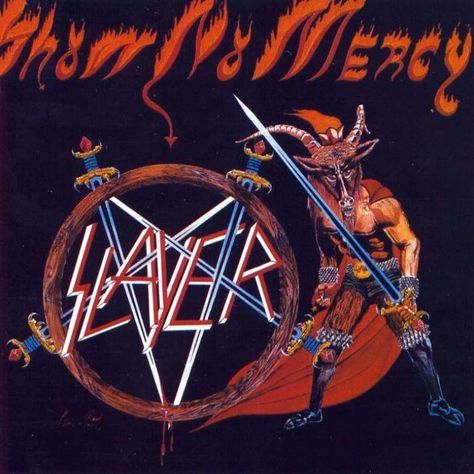 Songs, Slayer Show No Mercy, Show No Mercy, No Mercy, Black Inspiration, Metal Albums, Album Covers, Comic Book Cover, Band