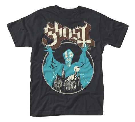 BITCRUNCHER MEDIA - OFFICIALLY LICENSED GARMENTS Ghost Opus Eponymous Meliora Prequelle Popestar Official Tee T-Shirt Mens Item Description Mens/Unisex officially licensed garment. Chest sizes are as follows: Small (37"), Medium (39"), Large (42"), Extra Large (45"), XXL (51") and XXXL (53"). These garments are professionally produced, printed and cured to ensure the design looks fantastic and lasts through more than 100 washes, ensuring your garment will last and look great throughout its lifet Opus Eponymous, Ghost Banda, Ghost Tshirt, Quick Costumes, Ghost Band, Ghost Shirt, Mens Items, Cheap T Shirts, Band Shirts
