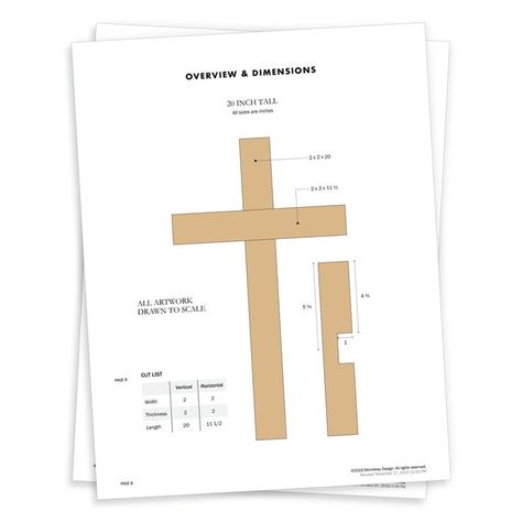The Simple Cross DIY Plans In Nine Wooden Crosses Diy, Wood Crosses Diy, Cross Diy, Wooden Cross Crafts, Rustic Wood Cross, Cross Wall Decor, Wooden Crosses, Carpentry Projects, Wedding Cross