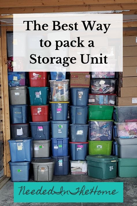 Organisation, How To Organize A Storage Unit, How To Pack A Storage Unit, Storage Unit Hacks, Organize Storage Unit, Organizing Storage Unit, Packing Tips Moving, Storage Business, Moving House Tips