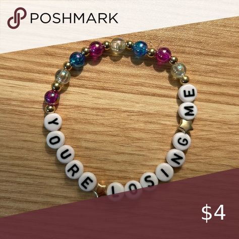 Check out this listing I just found on Poshmark: You’e losing me Midnights beaded bracelet Taylor swift. #shopmycloset #poshmark #shopping #style #pinitforlater #Taylor Swift #Jewelry Beaded Bracelets, Taylor Swift, Swift, Bracelet Taylor Swift, Taylor Swift Jewelry, Eras Tour, Losing Me, Beaded Bracelet, Bracelet