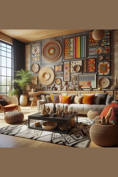 We all want to be proud of our humble abodes. But determining what color scheme and furniture best compliment a space can feel like a monstrous task when interior design just doesn’t come innately. Afrocentric Modern Decor, Nigeria Interior Design, Nubian Interior Design, Afrocentric Living Room Ideas, African Interior Design Living Rooms, Filipino Living Room, Black Family Home, African Kitchen, Interior Design Indian