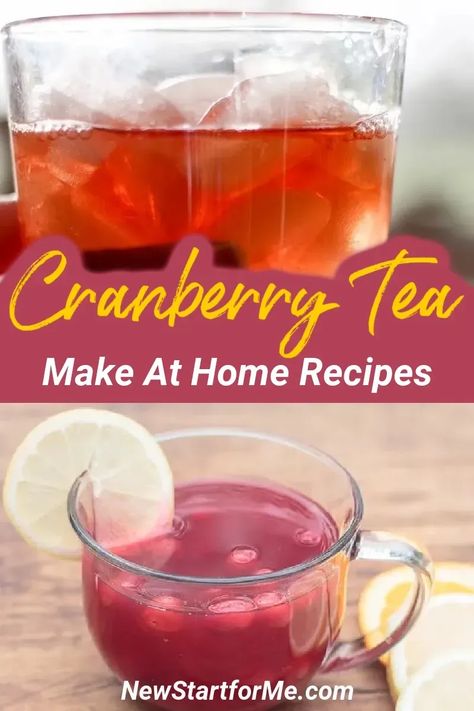 The best cranberry tea recipes can be made at home for you to get those health benefits of cranberries right at home. Cranberry Orange Tea, Benefits Of Cranberries, Cranberry Ice, Cranberry Benefits, Cranberry Tea, Mint Iced Tea, Cranberry Drinks, Spiced Tea, Iced Green Tea