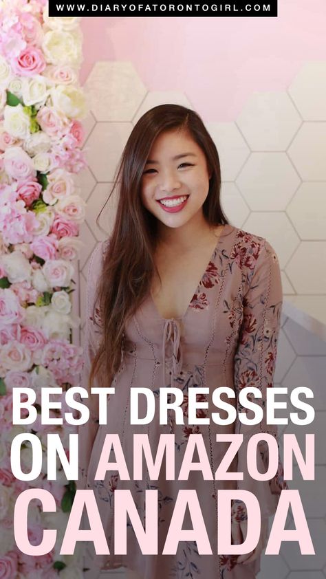 The best and cutest dresses on Amazon Canada to shop, whether you're looking for casual summer dresses or fancy formal dresses. Summer In Canada Outfits, Fancy Formal Dresses, Canadian Clothing, Petite Height, Canada Summer, Best Clothing Brands, Toronto Girls, Canada Holiday, Cute Maxi Dress