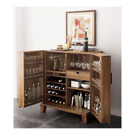 ikea hacks bar cabinet - Google Search Bar Sala, Mini Bars, Built In Bar, Home Bar Designs, Mobile Bar, Drinks Cabinet, Basement Bar, Bar Carts, Natural Home Decor