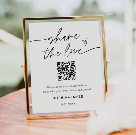 Wedding Honeymoon Fund, Honeymoon Fund Sign, Wedding Qr Code, Honeymoon Wish, Wedding Fund, Qr Code Sign, Wedding Poster, Honeymoon Fund, Wedding Honeymoon