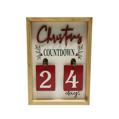 Natal, Diy Christmas Countdown, Whimsy Christmas, Christmas Countdown Diy, Christmas Products, Wall Accent, Countdown Calendar, Christmas 2024, Christmas Wall Decor