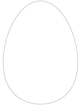 Free Printable Easter Egg Templates & Easter Egg Coloring Pages Easter Egg Outline, Easter Egg Pictures, Egg Coloring Pages, Big Easter Eggs, Easter Egg Printable, Easter Sewing Crafts, Easter Egg Template, Egg Template, Easter Bunny Template