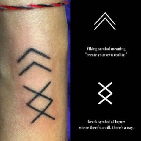 21 Simple Tattoos for Men That Are Sexy AF Reality Symbol, Omerta Tattoo, Simbols Tattoo, Tato Geometris, Tato Maori, Simbolos Tattoo, Tato Jari, Norse Mythology Tattoo, Tato Dengan Makna