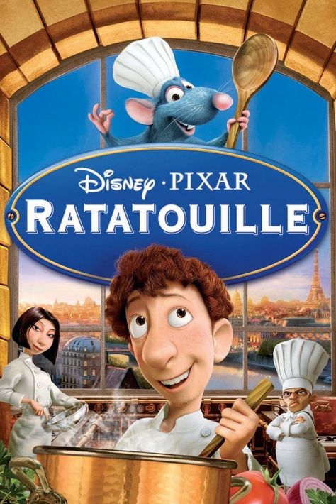 Ratatouille Film, Ratatouille Movie, Ratatouille 2007, Ratatouille Disney, Carl Y Ellie, Brad Bird, Animated Movie Posters, Good Animated Movies, Image Film