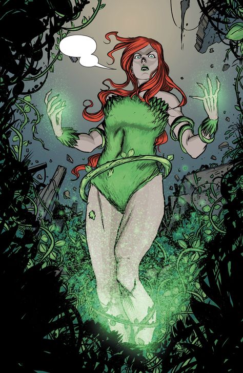 Poison Ivy screenshots, images and pictures - Comic Vine Poison Ivy Powers, The Birds Of Prey, Pamela Isley, Poison Ivy Dc Comics, Redhead Art, Gotham Villains, Rogues Gallery, Dc Villains, Comics Girl