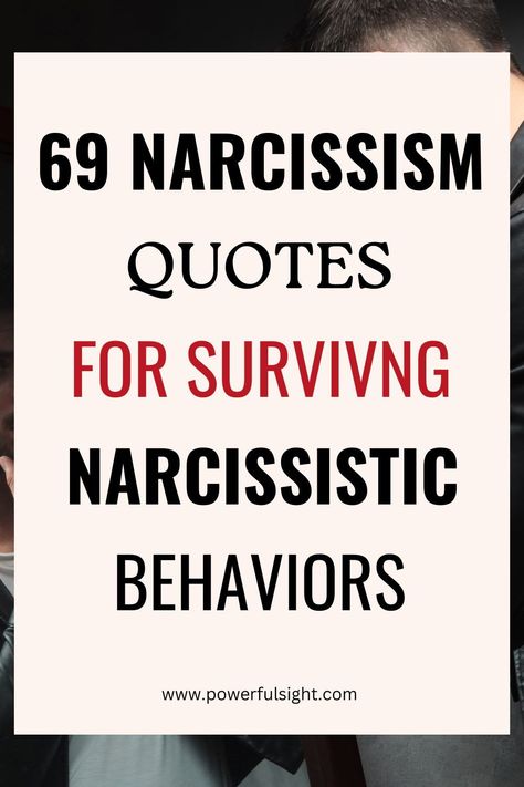 Surviving narcissistic behavior can be challenging. Here are narcissism quotes to help you deal with a narcissist. | Narcissistic signs | Signs of a narcissist | Quotes about narcissism | Narcissistic traits... Quotes About Narcissistic People Short, Narcissistic Quotes Truths, Qoutes About Narcissistic, How To Overcome Narcissism, Quotes About Narcissistic Men, Covert Narcissistic Behavior Quotes, Narcissistic Behavior Quotes Husband, Narcissistic Victim Quotes, Escaping Narcissism Quotes