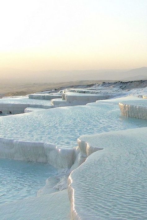 Pamukkale, Nature, Pamukkale Turkey, Turkey Vacation, Turkey Travel, Rock Pools, Missing Link, Natural Rock, Beautiful Nature Scenes