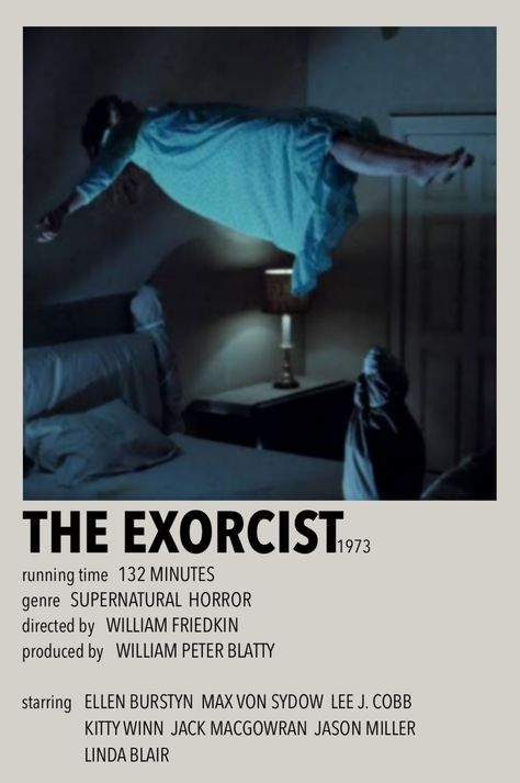 The Excorsist Movie Poster, The Exorcist Movie Poster, Excorsist Movie, Exorcist Movie Poster, The Exorcist Poster, Exorcist Poster, The Exorcist Movie, 2024 Movies, Movies Minimalist