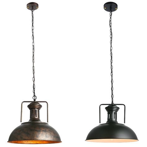 Industrial Style Swivel Joint Pendant Lighting Fixture Metal Hanging Ceiling Light 1920s Light Fixtures, Industrial Hanging Lights, Industrial Kitchen Lighting, Hanging Ceiling Light, Rustic Light Fixtures, Industrial Style Lighting, Drop Lights, Hanging Ceiling, Industrial Light Fixtures