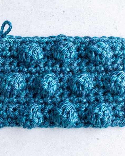 Bubble Crochet Stitch, Bobble Stitch Crochet Blanket, Crochet Pattern Ideas, Bobble Stitch Crochet, Bobble Crochet, Crochet Pumpkin Pattern, Crochet Bobble, Making Friendship Bracelets, Double Crochet Decrease