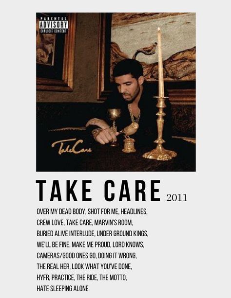 Drake Take Care Album, Drake Album Cover, Drake Take Care, Drakes Album, Rap Album Covers, Minimalist Music, Music Cover Photos, Music Album Art, Music Poster Ideas