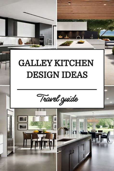 Galley kitchen design ideas with modern and elegant interiors. Galley Kitchen Remodel Ideas Layout, Galley Kitchen Layout With Island, Open Galley Kitchen With Island, Galley Kitchen With Island Layout, Gally Kitchen Remodel, Galley Kitchen Layout Floor Plans, Kitchen With A Peninsula, Galley Kitchen With Island, Galley Kitchen Design Ideas