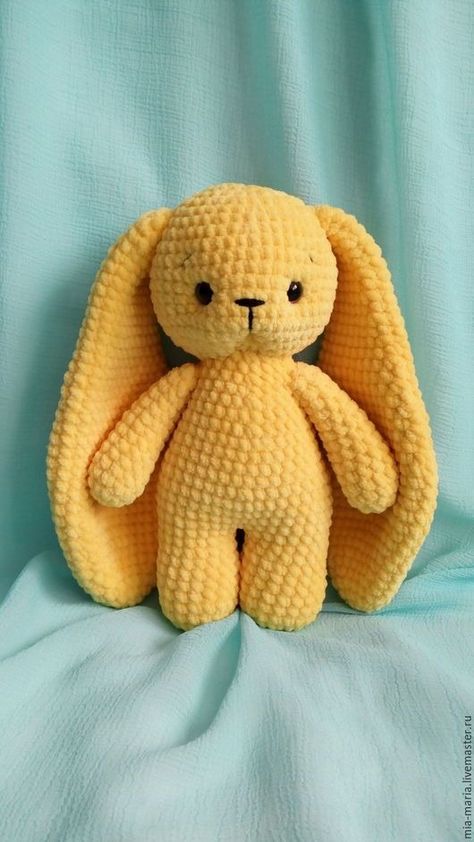 Color Rabbit Amigurumi Free Pattern - Amigurumi Amigurumi Patterns, Rabbit Amigurumi Free Pattern, Crochet Rabbit Free Pattern, Rabbit Amigurumi, Giraffe Crochet, Easy Crochet Animals, Quick Crochet Patterns, Crochet Bunny Pattern, Pola Amigurumi