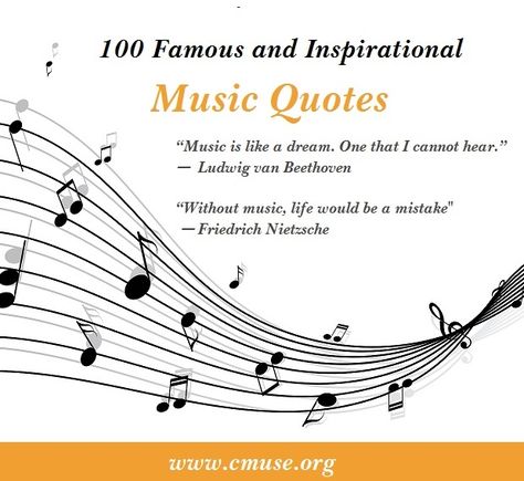 List of best quotes about music and life. Check out the famous and inspirational music quotes. Share the amazing music quotes collection. Quotes About Music Inspirational, Musical Quotes Inspirational, Music Sayings Quotes, Music Teacher Quotes, Funny Music Quotes, Quotes On Music, Music Quotes Inspirational, Famous Music Quotes, Best Music Quotes