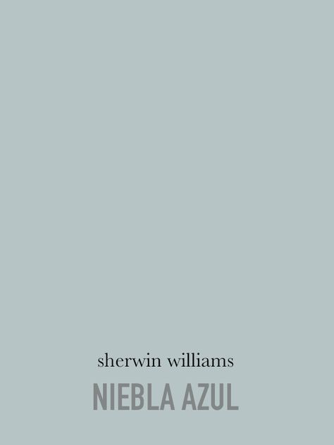 Sherwin Williams Niebla Azul Sherwin Williams Niebla Azul, Soft Blue Paint Colors, Soft Blue Paint, Blue Grey Living Room, Interior Paint Colors Schemes, Grey Living Room, Paint Color Schemes, Blue Paint Colors, Favorite Paint Colors