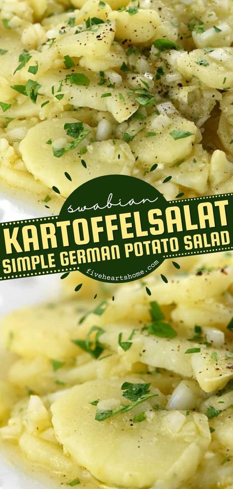 German Potato Recipes, German Salads, German Potato Salad Recipe, German Food Authentic, Oktoberfest Food, German Potato, German Potatoes, Easy Potato Salad, Potato Side