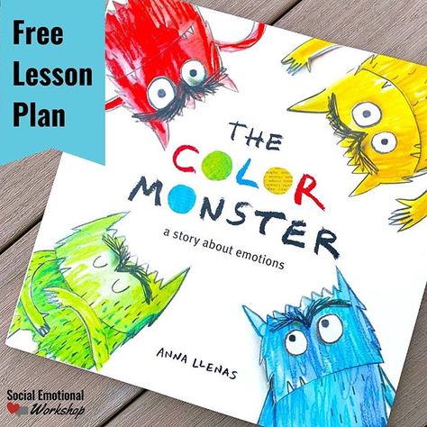 Do you use books to teach students SEL skills? ⁠⠀ ⁠⠀ The color monster is a great one to explore identifying feelings. I have a free lesson plan you can download for The Color Monster.  Grab that, join my list, and get access to more resources. :white_che The Color Monster, Feelings Lessons, Color Monster, Emotions Preschool, Monster Activities, Monster Book, Feelings Activities, Emotions Activities, Social Emotional Activities