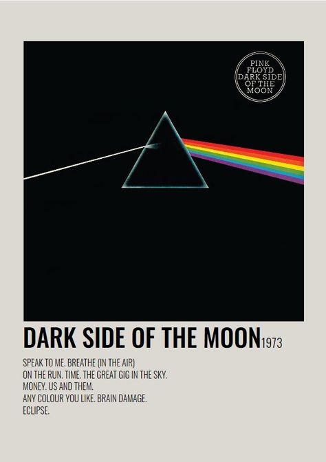 Vintage Music Posters Pink Floyd, Greyday Tour 2023, Pink Floyd Album Poster, Pink Floyd Minimalist Poster, The Dark Side Of The Moon Aesthetic, Dark Side Of The Moon Poster, Dark Side Of The Moon Aesthetic, Pink Floyd Dark Side Of The Moon, Pink Floyd Aesthetic Poster