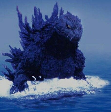 Godzilla! Burning Godzilla 1995, Godzilla Aesthetic, Millennium Godzilla, Godzilla Pictures, Godzilla Pfp, Godzilla 1995, Original Godzilla, Bleach Couples, Pictures Of Rocks