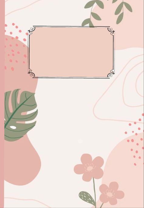 Front Page Design Template, Front Page Design Aesthetic Printable, Front Page Printable Design, Cover Pages For School Books, Background For Cover Page, Front Page Design Aesthetic Template, Cute Notebook Covers Free Printable, Diaries Cover Design, Asthetic Binder Covers