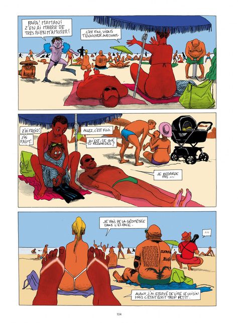 BD : 12 planches pour un dernier week-end à la plage - Bibliobs - L'Obs Croquis, Tobias And Guy Comic, Cosmic Comics, Sequential Art, Tiki Art, Kid N Teenagers, West Side Story, Bd Comics, Oldies But Goodies