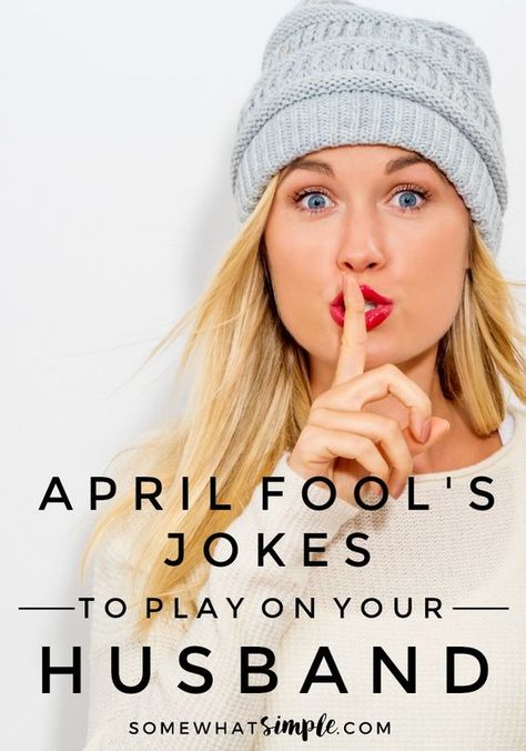 They say one sign of a good marriage is how much you laugh with each other. Let's put that to the test with these fun April Fool's Jokes for your spouse! Humour, Boyfriend April Fools Pranks, Jokes To Tell Your Boyfriend, Funny April Fools Jokes, April Fools Pranks For Adults, Easy April Fools Pranks, April Fools Jokes, April Fools Tricks, Best April Fools Pranks