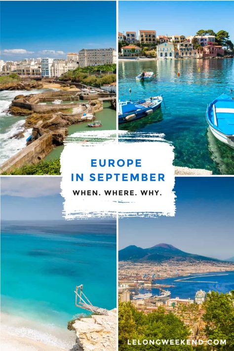 Looking for the best places to visit in September in Europe? We've got them all here - from idyllic island hideaways, to bustling European cities. #europe #summer #islands Europe In September, Europe Cities, September Travel, Autumn Travel, Europe Holidays, European Cities, Europe Itineraries, Europe Trip Itinerary, Places In Europe