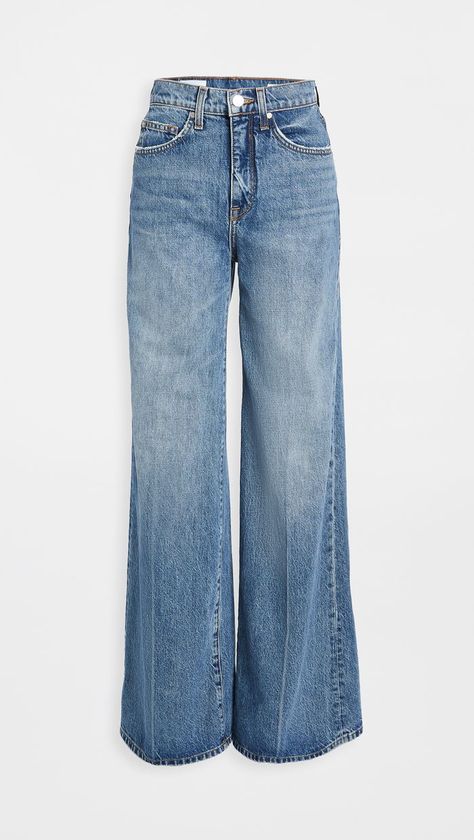 Big Jeans, Slouchy Jeans, High Rise Wide Leg Jeans, Jean Large, Cropped Wide Leg Jeans, Fall Jeans, Perfect Denim, Jean Trends, Cut Jeans