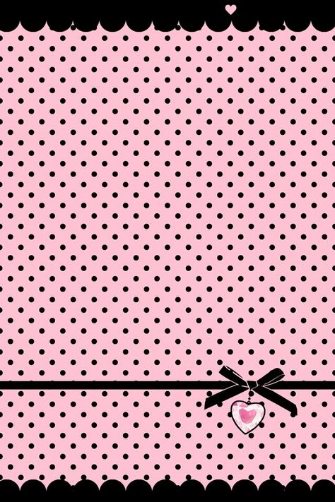 Black and pink Pink And Black Wallpaper, राधा कृष्ण वॉलपेपर, Bow Wallpaper, Polka Dot Background, Dots Wallpaper, Seni 3d, Trendy Wallpaper, Pink Wallpaper Iphone, Pink Iphone