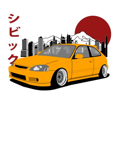 Lowrider Drawings, Japanese Car Culture, Honda Civic Vtec, Tuned Cars, Jdm Stance, Toyota Supra Mk4, Turbo Car, Sports Car Wallpaper, Honda Civic Hatchback