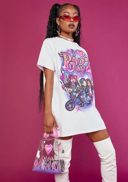 Dolls Kill Outfits, Platforms Shoes, Mcbling Fashion, Black Bratz Doll, Bratz Doll Outfits, Bratz Inspired Outfits, Plus Size Fall Outfit, Crazy Outfits