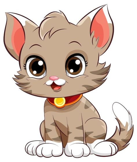 Cat Clipart Cute, Chat Cartoon, Cat Cartoon Cute, Cat Cute Cartoon, Cat Dog Cartoon, Cute Animals Clipart, Cute Cat Clipart, Cute Cartoon Cats, Cat Clip Art
