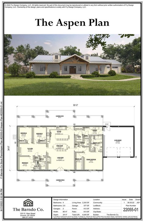 Metal Building House Plans, Metal House Plans, Barn Homes Floor Plans, Barn House Design, Floor Plans Ranch, Barn Style House Plans, Pole Barn House Plans, 4 Bedroom House Plans, Building Plans House