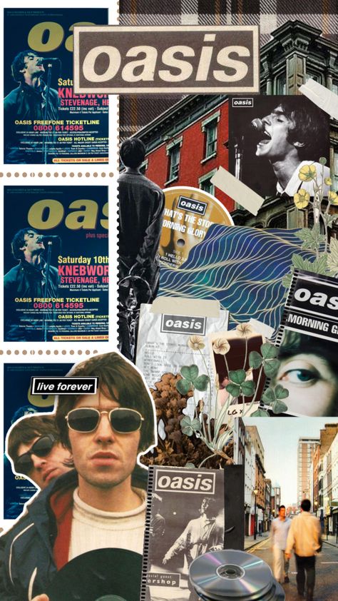 #oasis #music Oasis Astethic, Brit Rock Aesthetic, Oasis Wallpaper Aesthetic, Oasis Lockscreen, Oasis Band Aesthetic, Oasis Aesthetic Wallpaper, Oasis Wallpaper Iphone, Band Wallpapers Aesthetic, Oasis Prints