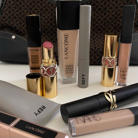 Lancome Makeup Aesthetic, High End Makeup Aesthetic, Nars Makeup Aesthetic, Lancome Aesthetic, Luxury Makeup Aesthetic, Bri Aesthetic, Manifest List, Luxury Haul, Lancôme Makeup