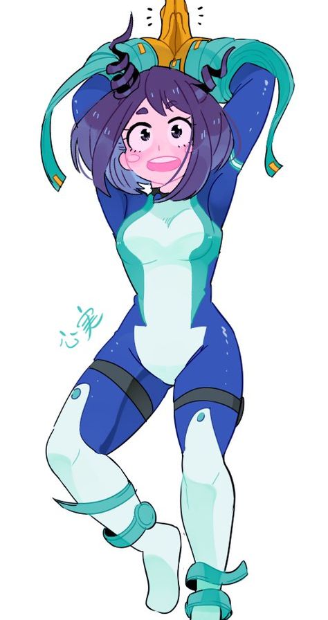 Character: Uraraka Ochako Tumblr, Superhero Academy, Nejire Hadou, Ochaco Uraraka, My Hero Academia 2, Best Superhero, Sonic Fan Characters, Ochako Uraraka, Hero Girl