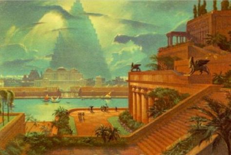 In Ancient Biblical Times False Religion All Started In Babylon, Now Modern Day Iraq. Uruk City, Knossos Palace, Alien Theories, Ancient Babylon, Gardens Of Babylon, Ancient Writing, Epic Of Gilgamesh, Tower Of Babel, Ancient Mesopotamia