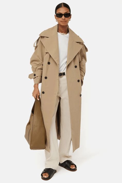 Plus Size Trench Coat, Classic Trench Coat, Long Trench, Long Trench Coat, Trench Coats Women, Women's Coats & Jackets, Lantern Sleeves, Trench Coats, Look Chic