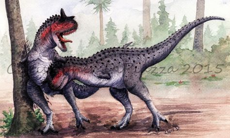 Prehistoric Beast of the Week: Carnotaurus: Beast of the Week Carnotaurus Art, Prehistoric Animals Dinosaurs, Dinosaur Sketch, Pet Monsters, All Dinosaurs, Jurassic World Dinosaurs, Paleo Art, Extinct Animals, Jurassic Park World